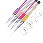 Кисть для маникюра акриловая ручка длиной 5 мм 7 мм 11 мм 20 мм