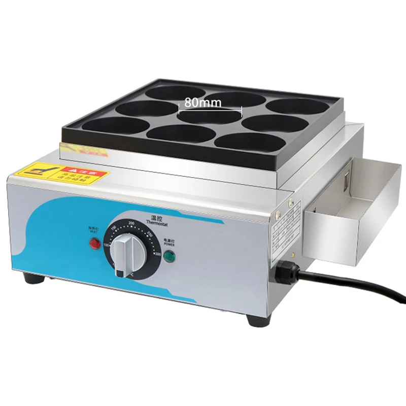 Máquina de Hambúrguer Máquina de Bolo de Feijão Máquina de Hambúrguer de Carne Comercial Elétrica Chinesa Vermelho de Carne 220v Rj-9ke Ovo