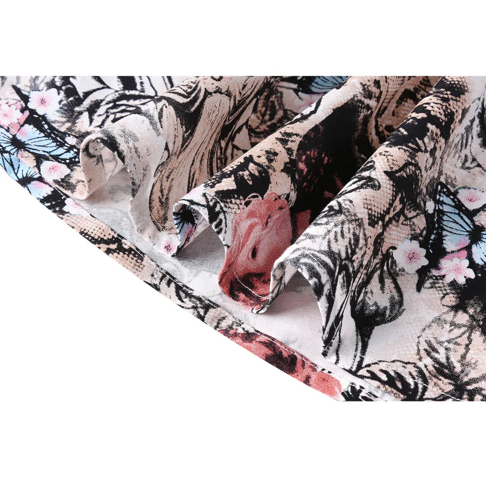 По колено летнее платье с коротким и широким подолом Юбка взлетно посадочной