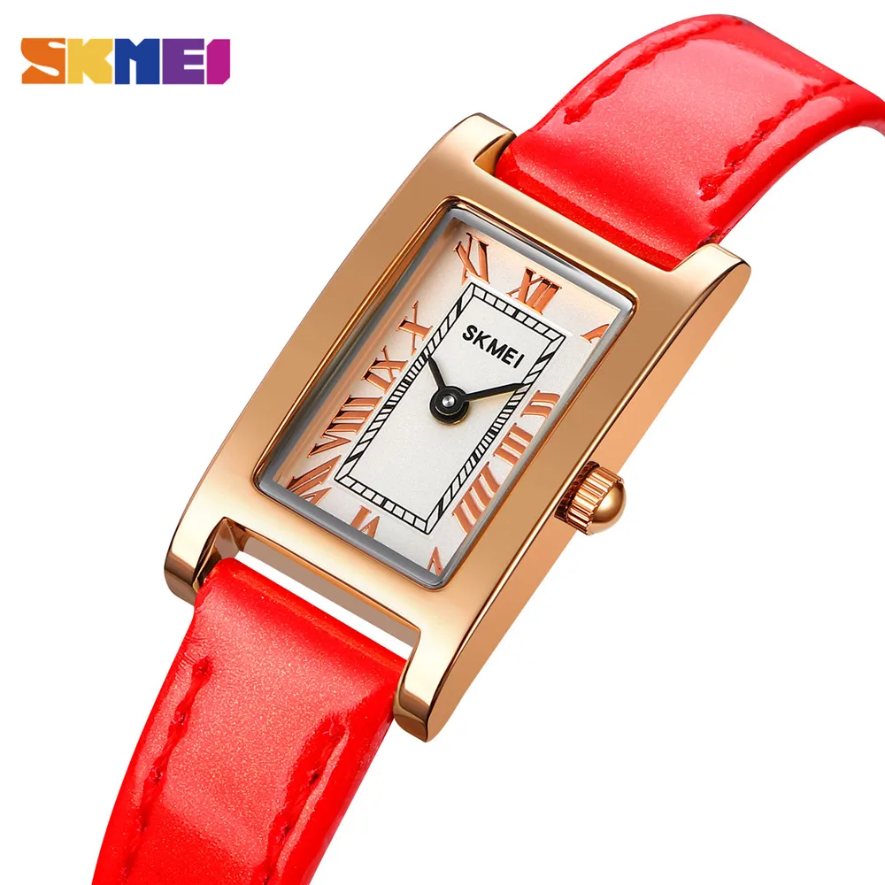 SKMEI Japan Quartz movement 3Bar Waterproof Women Watches Top Brand Luxury Leather Strap Ladies Wristwatch reloj mujer 1783