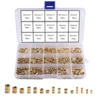 Гайки с внутренней резьбой M2 M3 M4 M5 латунные, с накаткой, 330 шт.