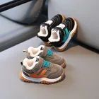 Детские кроссовки из ПУ кожи, на резиновой подошве