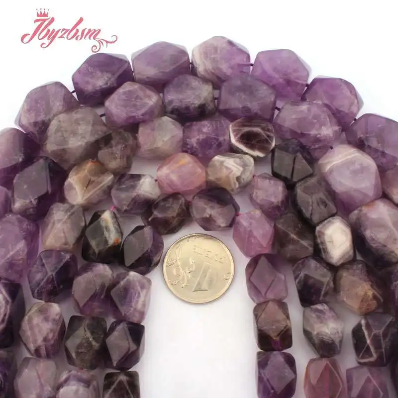 

Natural Amethyst A Grade Genuine Rectangle Faceted Loose Spacer Stone Beads For DIY Necklace Bracelats Jewelry Making Strand 15"