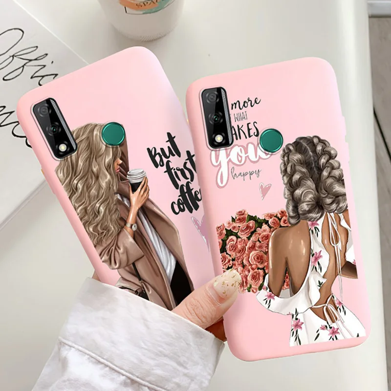 

Trend Mom Case For Huawei P20 Pro Case DIY Painted On Huawei P20 Lite 2018 P 20 Candy Color Silicone Protected Phone Shell Cover