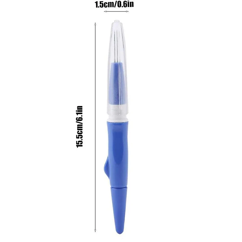 

Embroidery Felting Needle Pen with 3 Fine Needles Wool Needlework Stitching Felting Punch Needles DIY Crafting Sewing Supplies