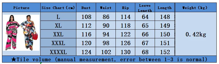 Африканский комбинезон для женщин на весну и осень Женский Длинный из полиэстера