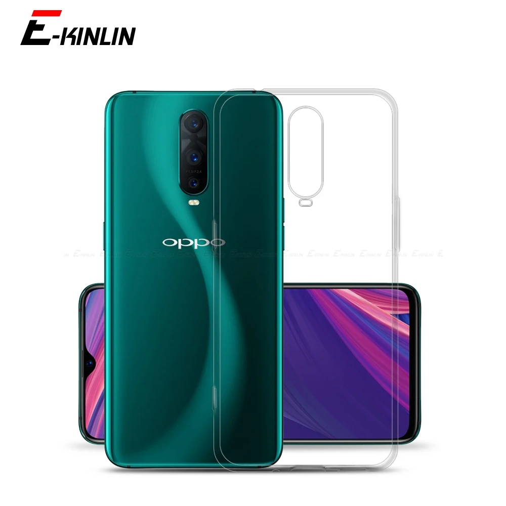 Прозрачный прозрачный мягкий силиконовый чехол для OPPO Find X5 X3 X2 Lite R17 RX17 R15 R15x Pro Neo