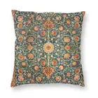 Мягкий чехол для подушки с изображением голландского парка Вильяма Морриса декоративный квадратный чехол для подушки с цветочным узором 40x40 наволочка