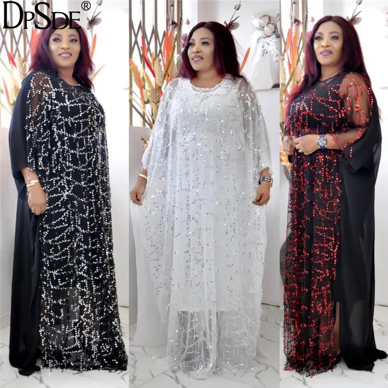 Женское длинное платье в старинном стиле Элегантное Длинное свободное с длинным