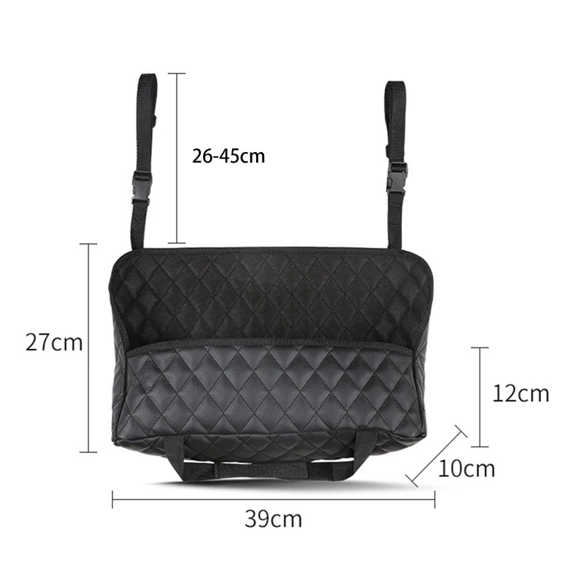 

Car Storage Large Capacity PU Leather Between Car Seat Organizer Back Storage Bag Luggage Holder Pocket for Car Styling