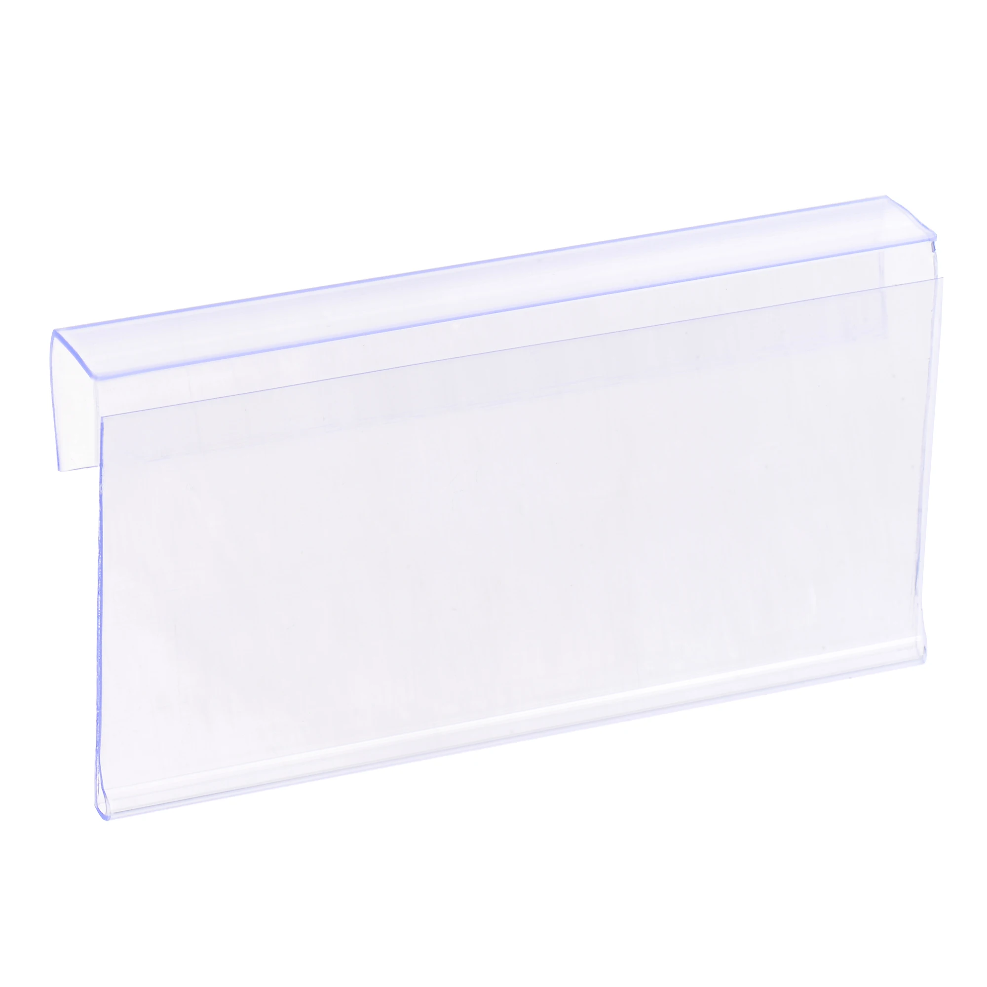 

Uxcell Label Holder L Shape 80x40mm Clear Plastic for Wire Shelf, Pack of 30