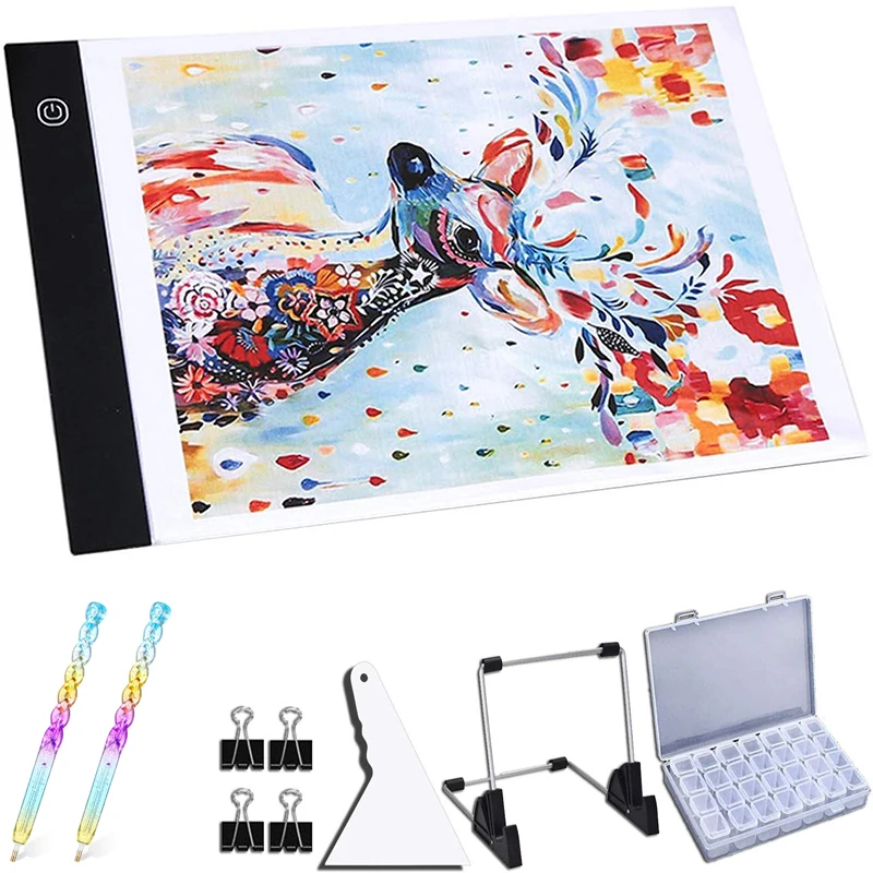 Планшет для рисования со светодиодной подсветкой и USB портом|Алмазная мозаика