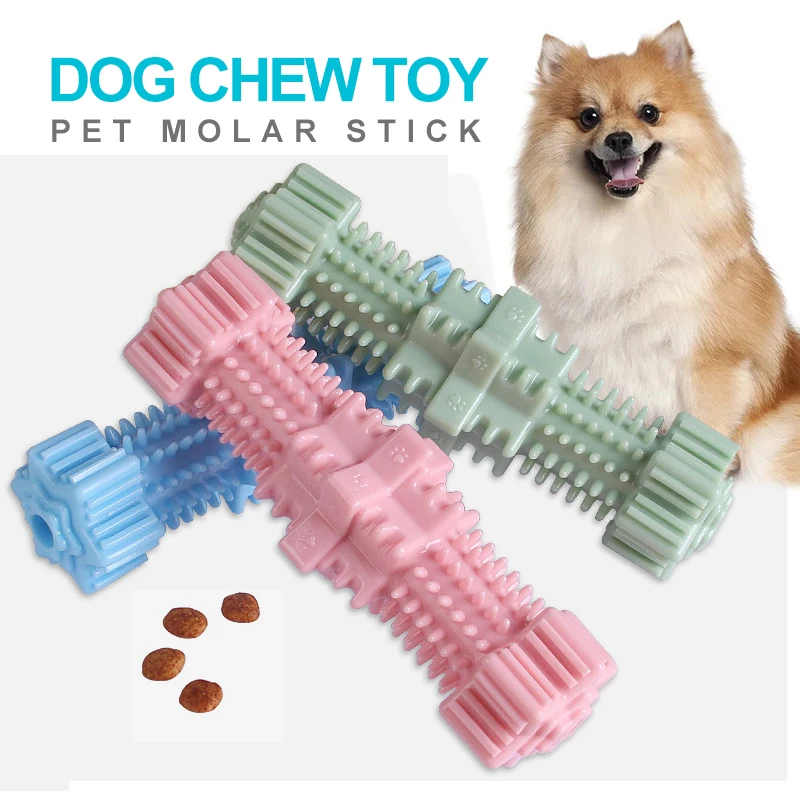 

With Thorns Dog Molar Stick Pet Toy Easy to Clean TPR Pet Chew Toys Cleaning Teeth Interaction Pet Food Leakage Toys Dog Product