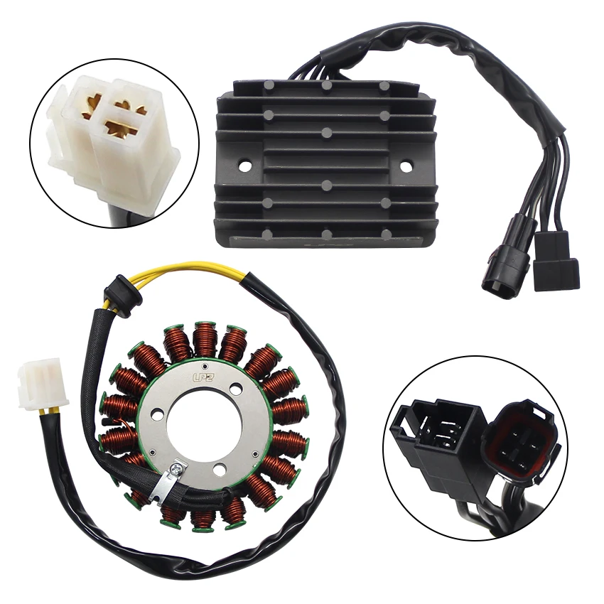 Мото катушка статора Магнето + выпрямитель регулятора напряжения для Suzuki GSXR600