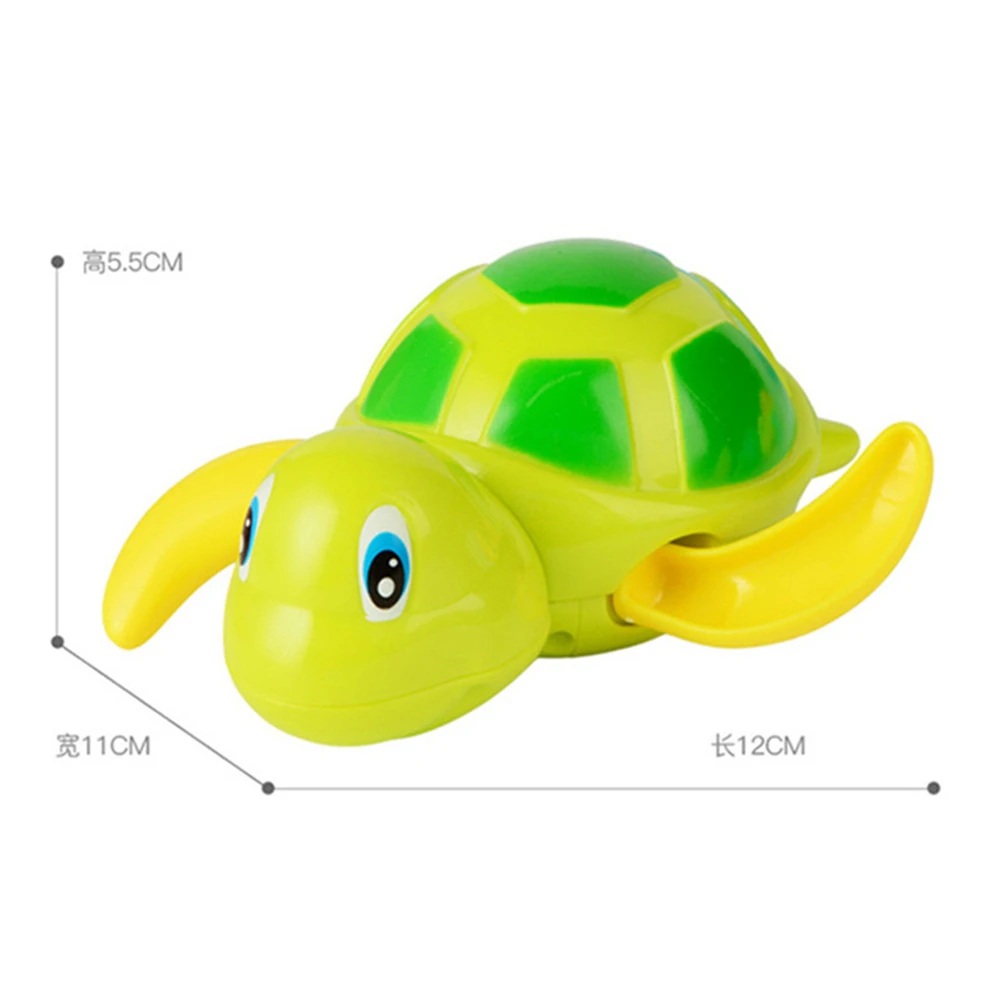 baby Classic bath toy Cartoon Animal Tortoise Swim Turtle Chain Clockwork interesting Toys Educational kid toys gift