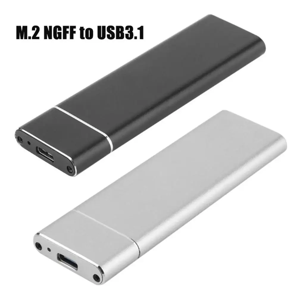 Портативный алюминиевый сплав SSD M.2 NGFF к USB 3 1 высокоскоростной Чехол для