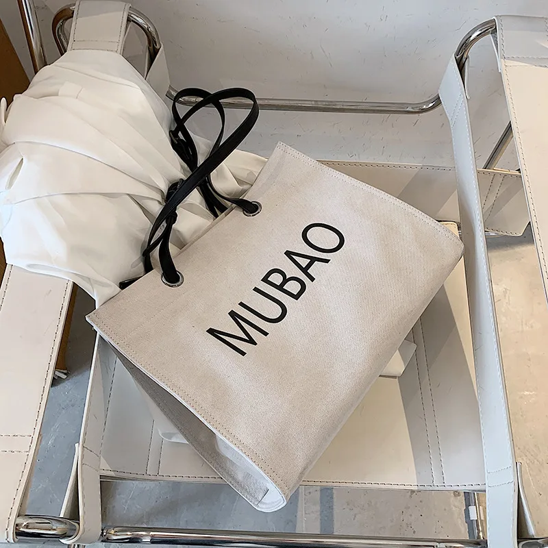 

Womens Handbags Simple Canvas Women's 2021 Autumn and Winter New Fashion Red Large Capacity Versatile Shoulder Tote Bag Purses