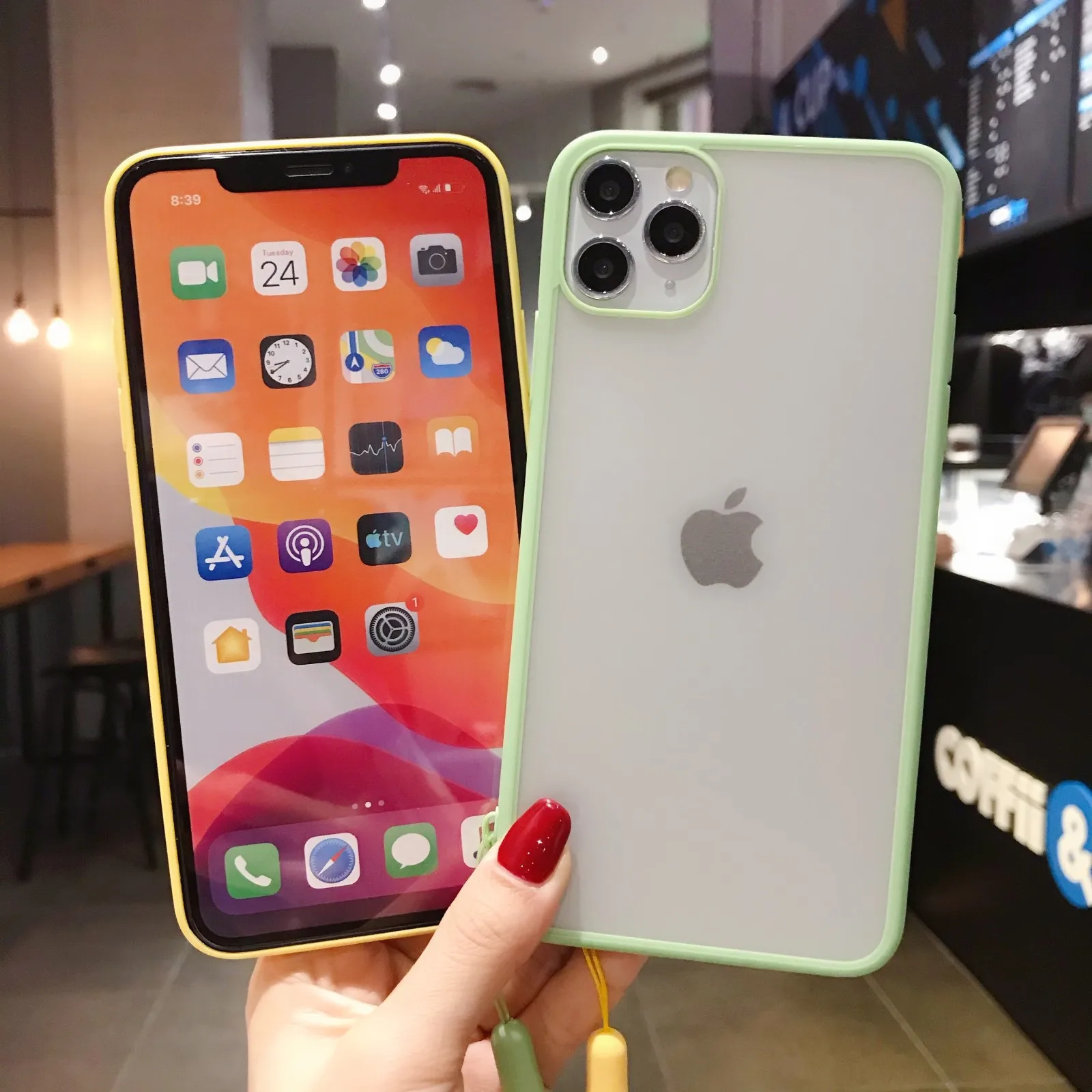 Телефонные чехлы для iPhone 12 11 Pro Max X XR XS 6 6s 7 8 Plus силиконовый матовый прозрачный