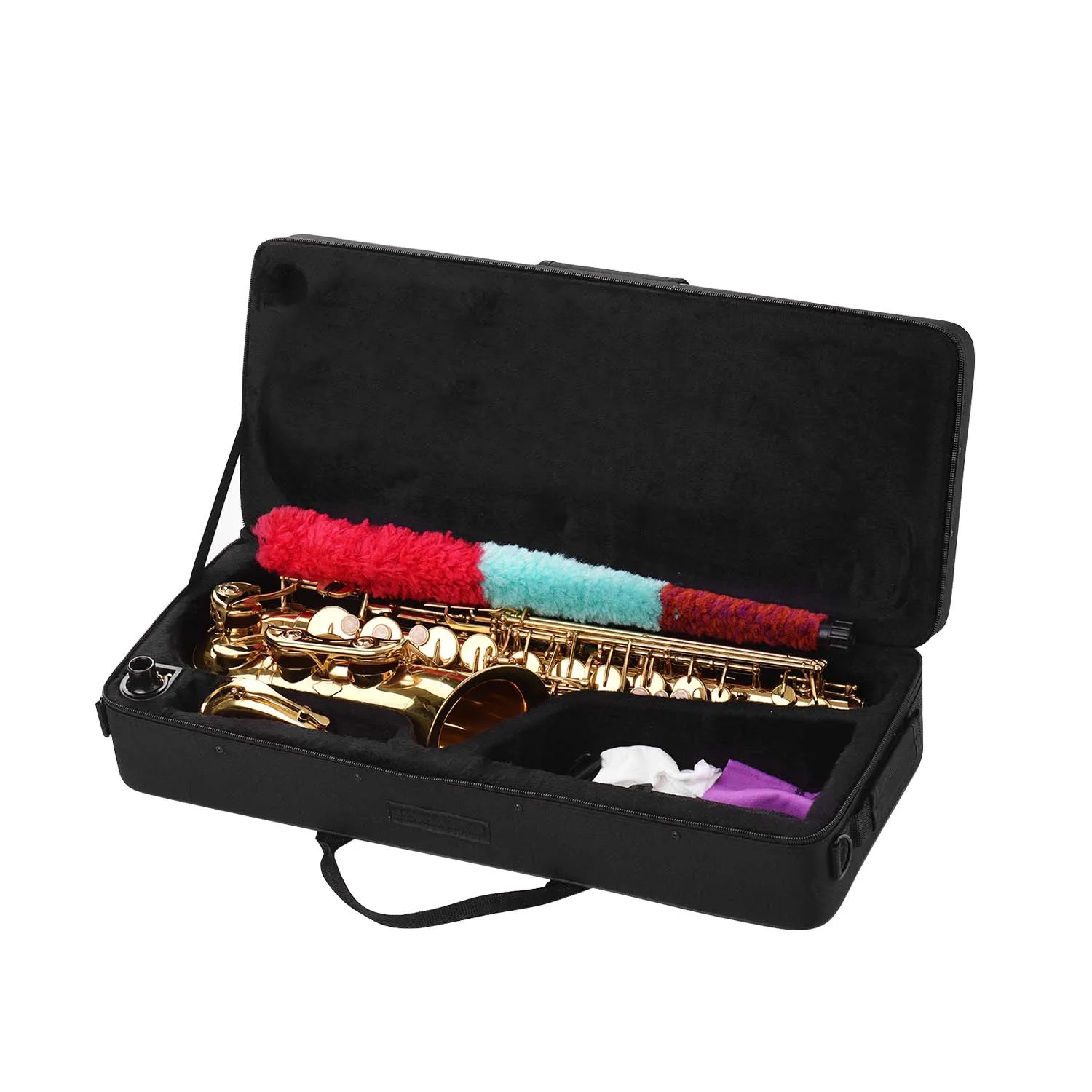 Профессиональный альт саксофон Eb E flat Sax красная бронза изогнутый Абалон с узором