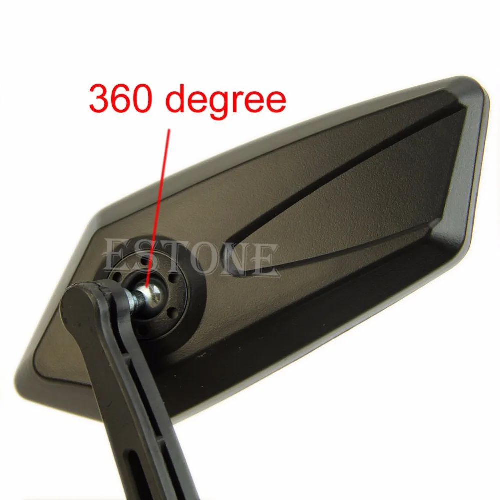 

QILEJVS 1 set New Universal Scooter Rearview Mirrors Pair Moped ATV Motorcycle Backup Mirror #1