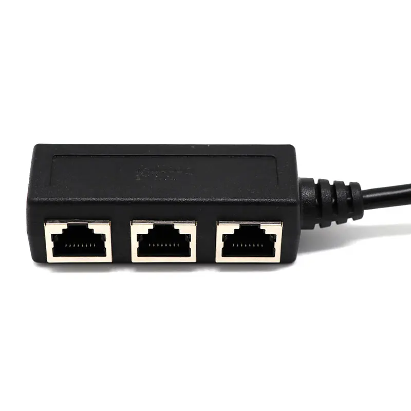 Разветвитель Y RJ45 переходной кабель 1-2 шнур переключателя адаптера для CAT 5 LAN Ethernet