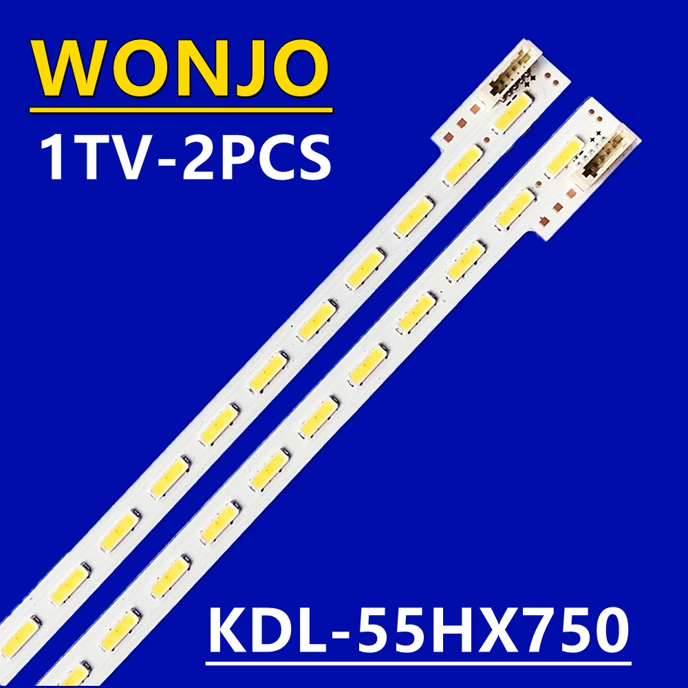

2pcs/set LED Backlight strip LJ64-03374A LJ64-03374B LTY550HQ04-A01 For Sony TV KDL-55EX640 KLV-55EX630 KDL-55HX750 KDL-55HX755