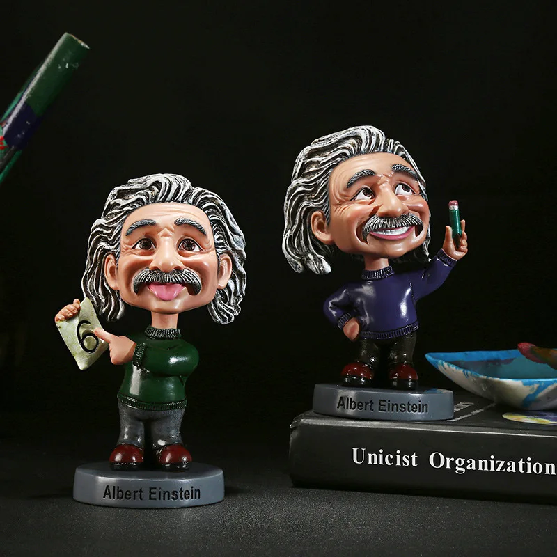 

Einstein Bust Big Head The Great Scientist For Valentines Day Gift Figurine Collectible Model Toy For Child Birthday Gift Decor