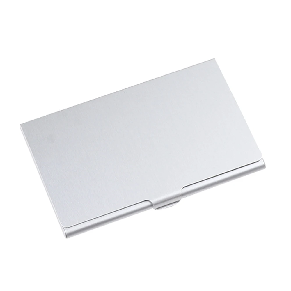 1 pc Storage Waterproof Business Card Storage Box Aluminum Metal Business ID Credit Card Holder Case Hot Selling