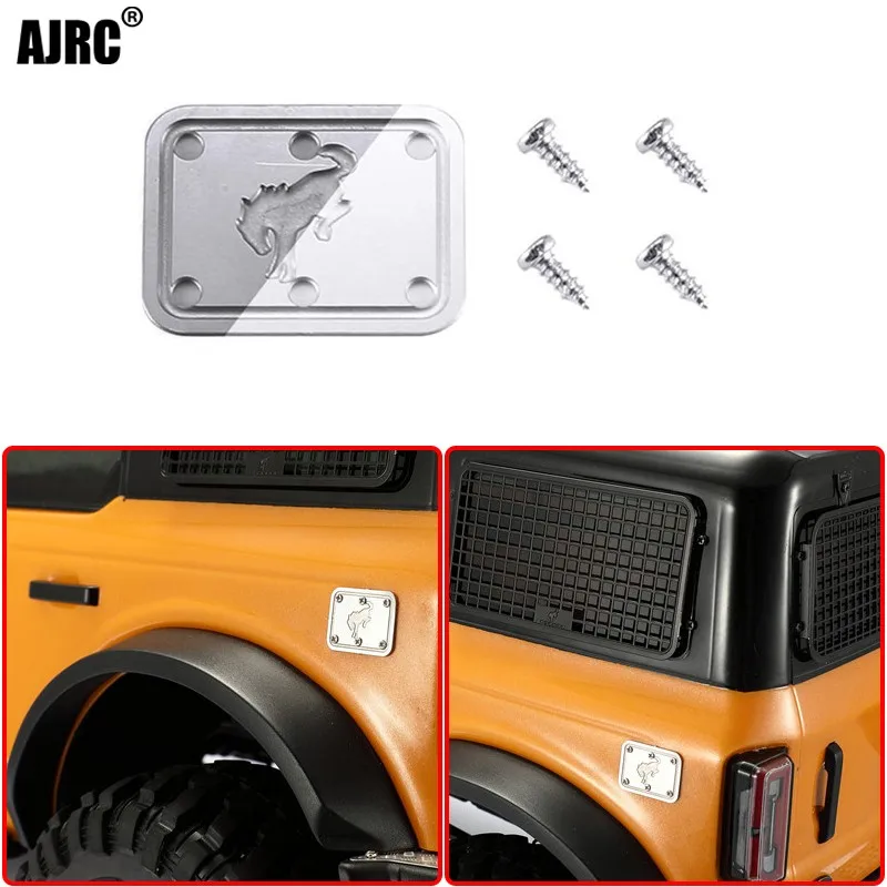 

Metal Fuel Tank Cap Simulation Fuel Tank Cap Metal Badge For 1/10 Rc Car Trax Trx-4 92076-4 Bronco Parts