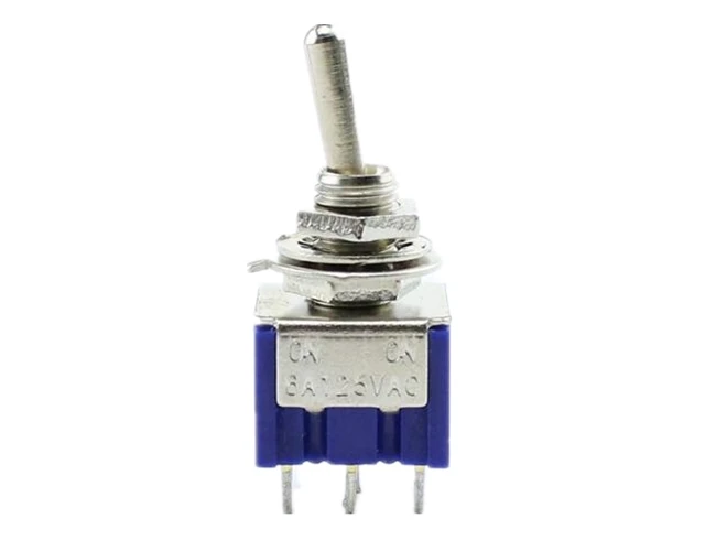 10 Pcs AC 125V 6A Amps ON/ON 2 Position DPDT Toggle Switch New MTS-202 BLUE S | Обустройство дома