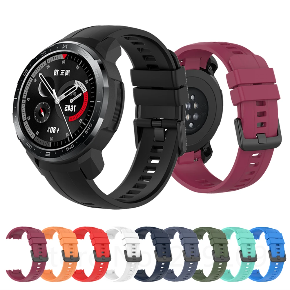 

For Huawei Honor Watch GS Pro Smart Watch Band Soft Silicone Sport Wrist Strap Replacement Bracelet For Honor GS Pro Correa