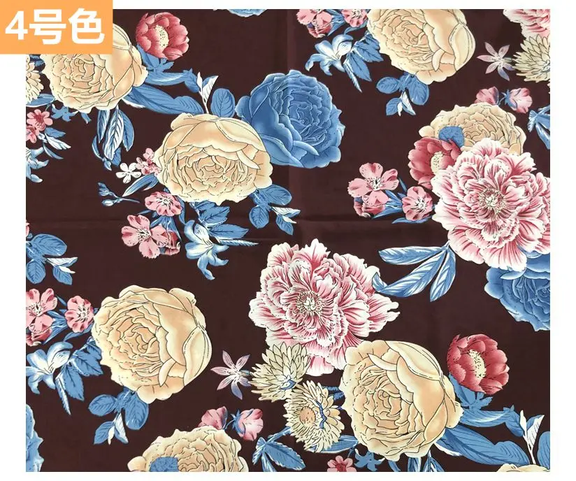 Новая стильная эластичная ткань с принтом тонкое Непрозрачное мягкое желтое