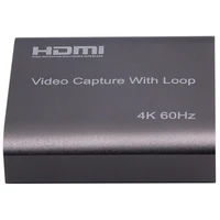 4k 60hz hdmi video capture card tv loop 1080p game recording plate live streaming box usb 3 0 grabber for ps4 dvd camera