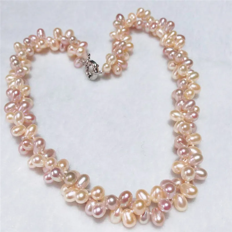 Ожерелье из натурального пресноводного жемчуга 7-8 мм | Украшения и аксессуары