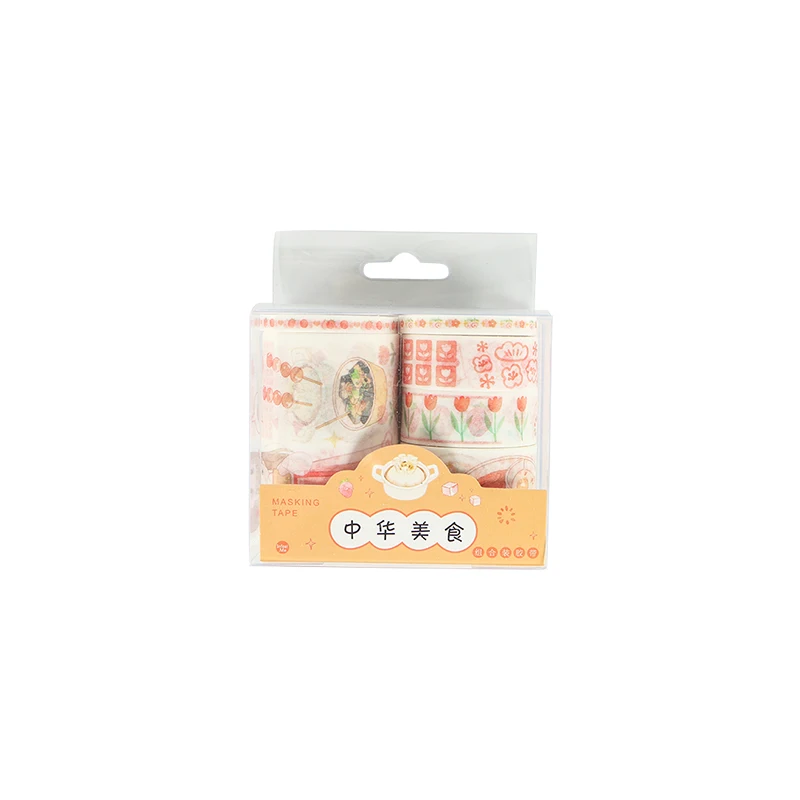6 шт/партия милые вкусные продукты девушка бумага маскировки васи клейкие ленты