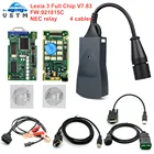 Диагностический сканер Lexia 3 PP2000, золотистый полный чип Diagbox V7.83 с прошивкой 921815C Lexia3 V48V25 OBDII, новинка 2020