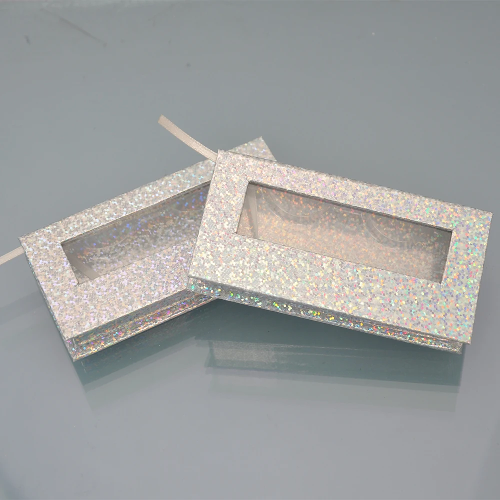 

40pcs/pack Wholesale False Eyelash Packaging Box Lash Boxes custom logo faux cils Mink Lashes Package Case With Tray Bulk Vendor