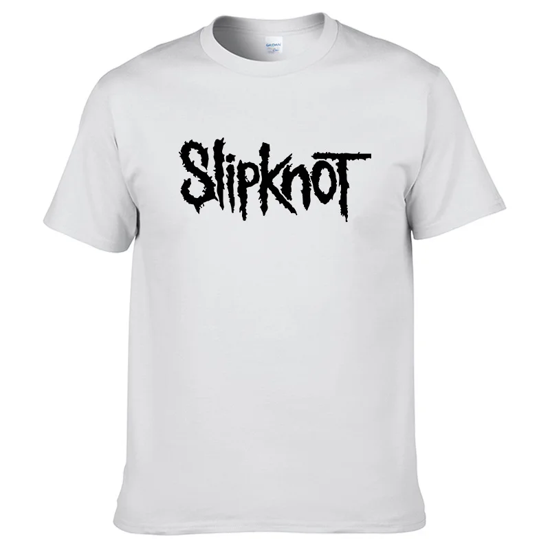Футболка Slipknot в стиле хип хоп с коротким рукавом 100% хлопок Классический Топ