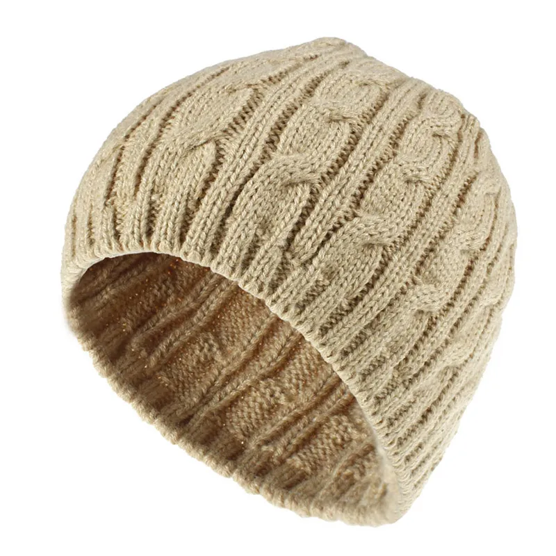 

Plain wool hat for men and women, soft and warm knitted hat for autumn and winter, Calavera hats, ski hats