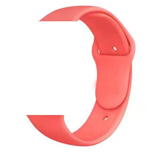 hot pink Новейшая модель; силиконовый ремешок для наручных часов iWatch, 4 40 мм 44 Резиновые Спортивные петли для наручных часов Apple Watch серии 1/2/3, 42 мм, 38 мм, версия linkseries 5 - Цвет ремешка: hot pink