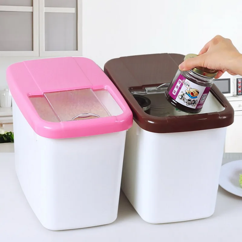 2.5L кухонный Органайзер из пластика для пищевых продуктов пасты зерновые зерна