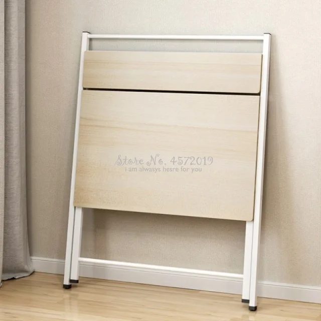 Простой компьютерный стол складной для секретаря спальни студенческий узкий и современный домашний