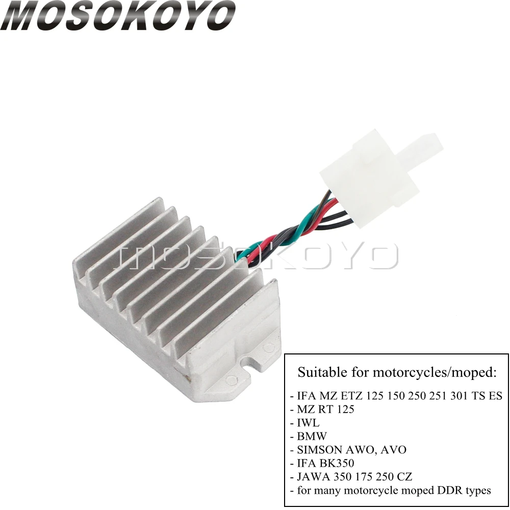Мотоцикл Напряжение выпрямитель зажигания Powerdynamo регулятор для BMW IWL Simson AWO AVO IFA