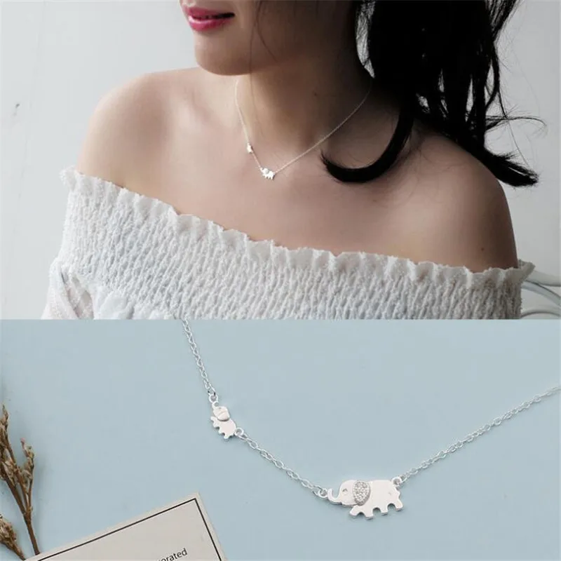 Новый европейский стиль милый слон посеребренные ювелирные изделия модное