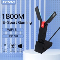 wifi 6 usb adapter 1800mbps 2 4g5ghz dual band 802 11ax wireless wi fi dongle network card usb 3 0 wifi adapter for windows 11