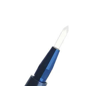 Офтальмологический нож с сапфировым лезвием, прямые двойные лезвия ланцета, офтальмологический хирургический инструмент для глаз