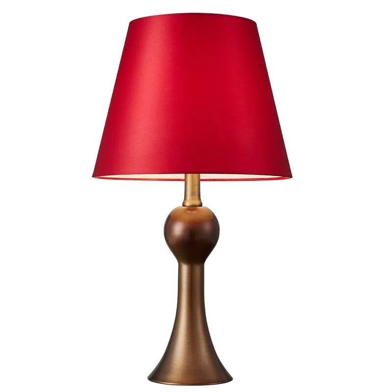 

Nordic Desk Lamp Electroplating Hardware Decorative Lamps LED Lighting for Home Fabric Lampshade Night Light Table Decoration