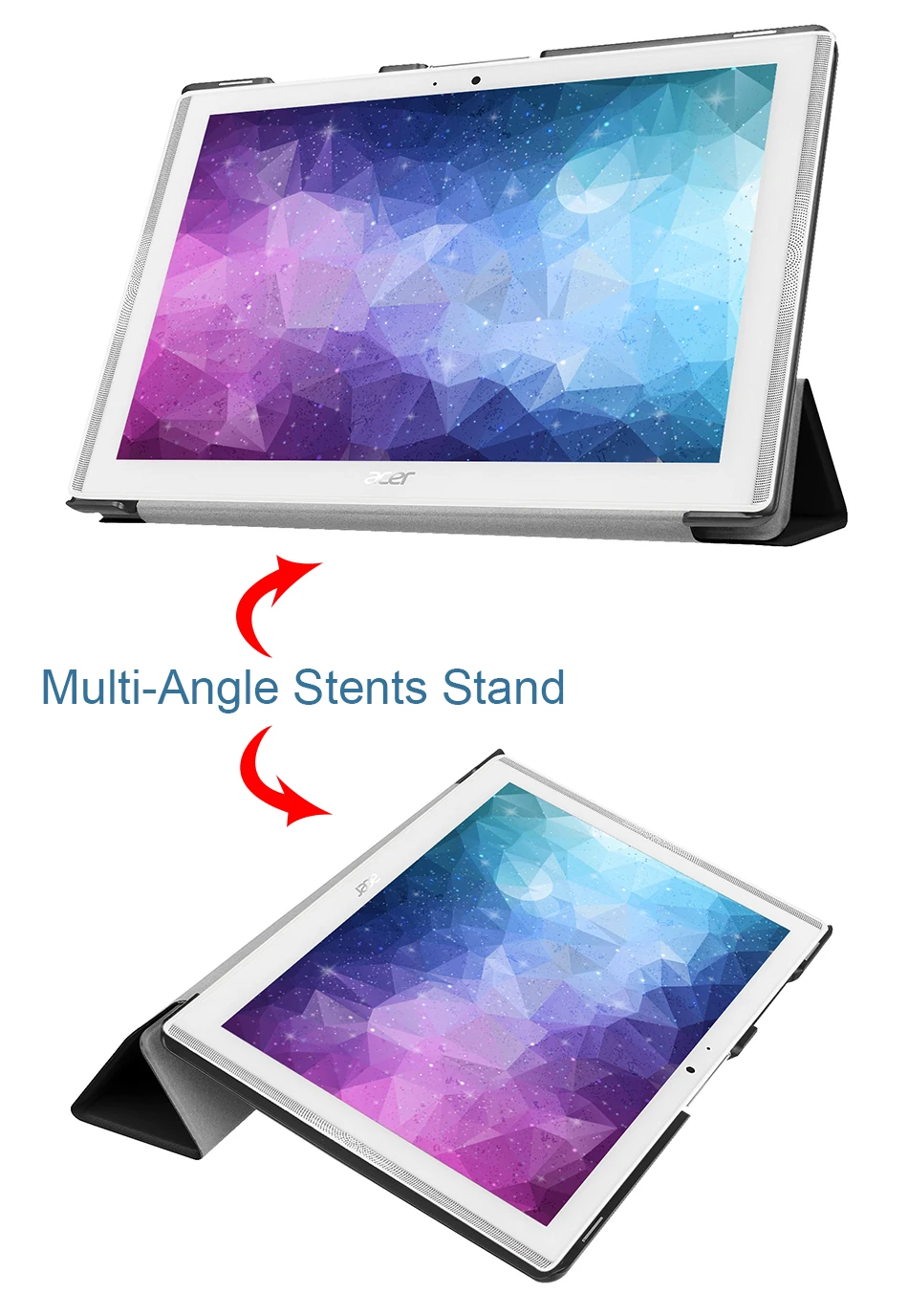 MTT из искусственной кожи чехол для acer Iconia One 10 B3-A40 Folio Smart Cover чехол для acer B3 A40 10,1 ''чехол-подставка