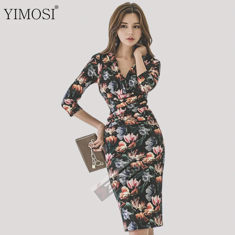 Женское платье карандаш элегантное офисное OL винтажные тонкие праздничные