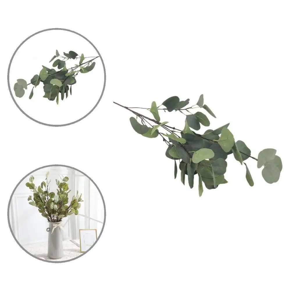 

Charming 1Pc Fashion Easy to Maintain Artificial Leaf Vivid Simulation Plant DIY Wedding Decor